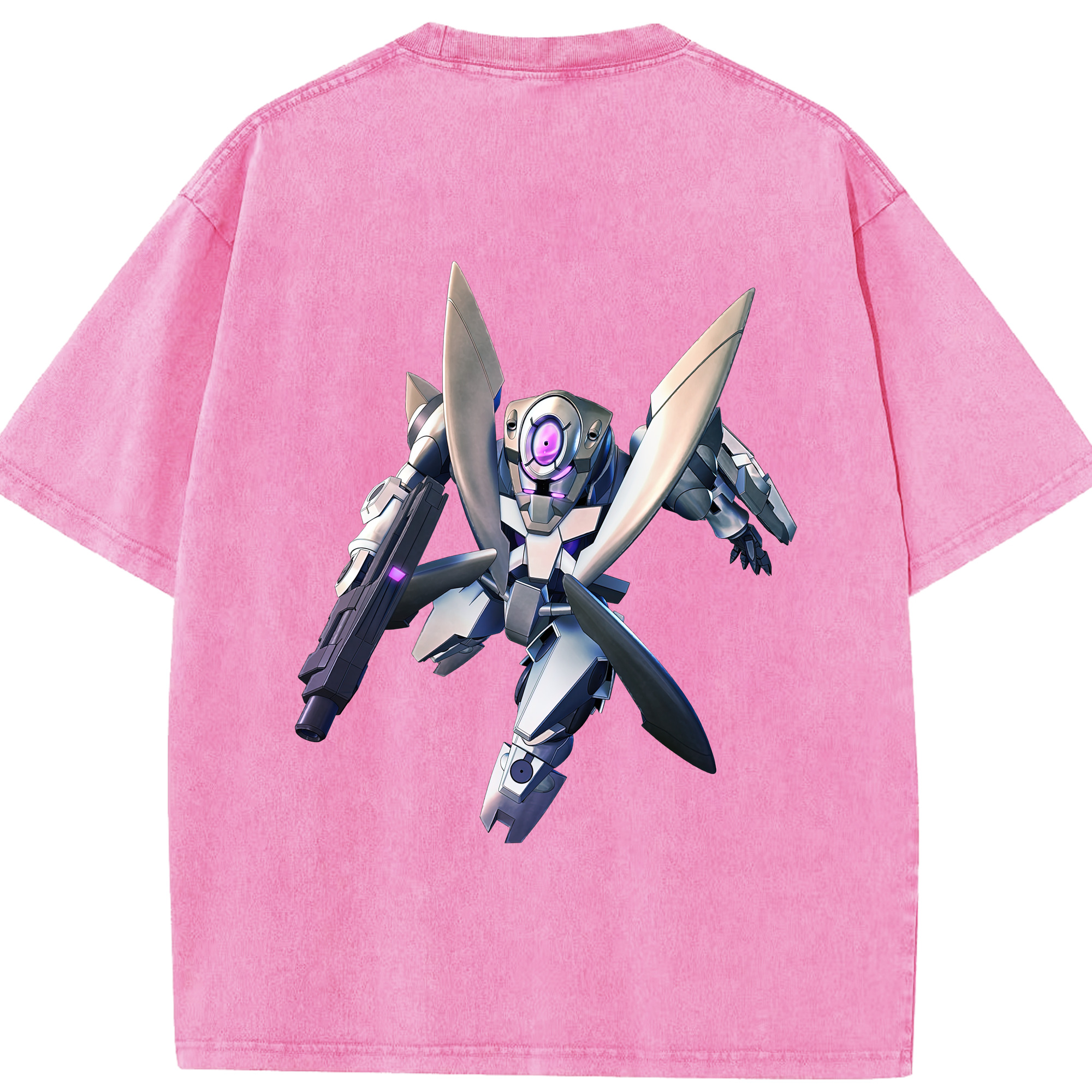 （画像用） 機動戦士ガンダム Mobile Suit Gundam 綿100% ヴィンテージ風 半袖Tシャツ（背面プリント）